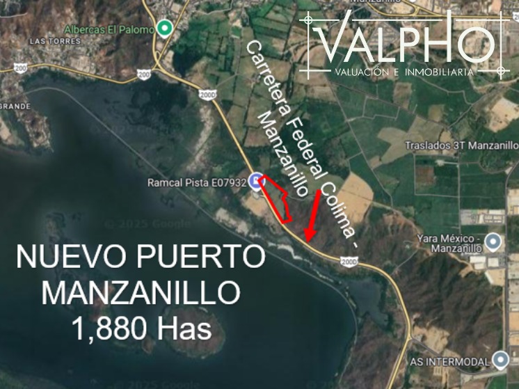 Terreno Industrial a Pie de Carretera | Frente al Nuevo Puerto de Manzanillo